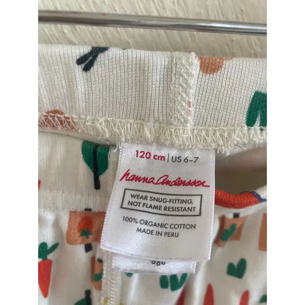 Hanna Andersson Earth Day Gardening Bees Cotton Shorts Age 6-7